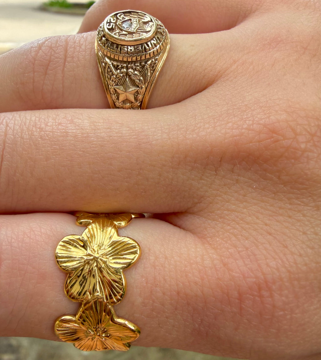 Golden Bloom Ring