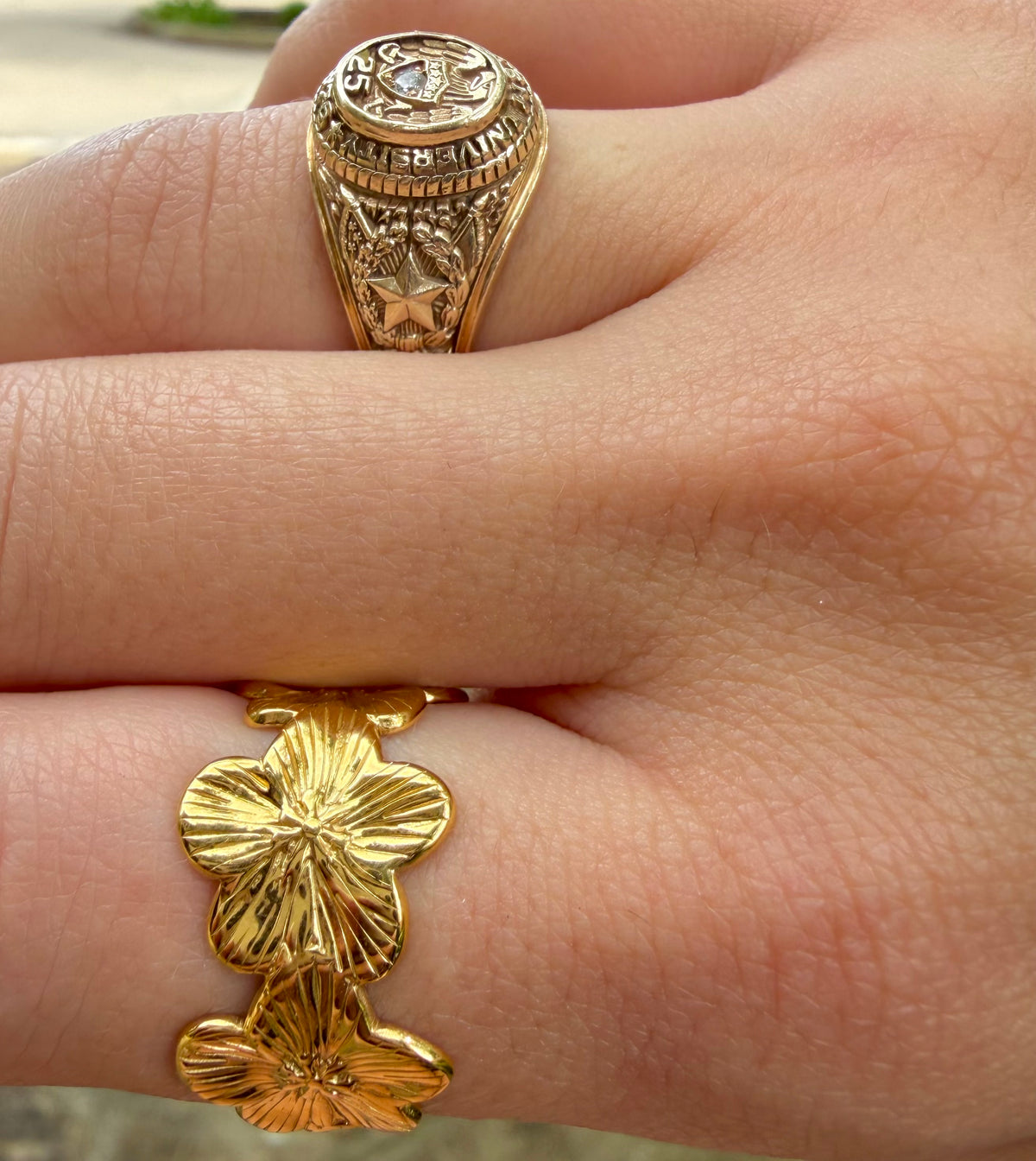 Golden Bloom Ring