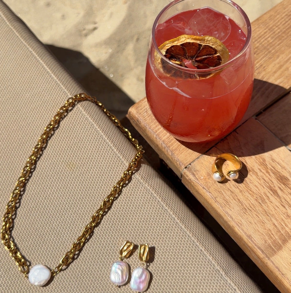 Camille Pearl Drop Earrings
