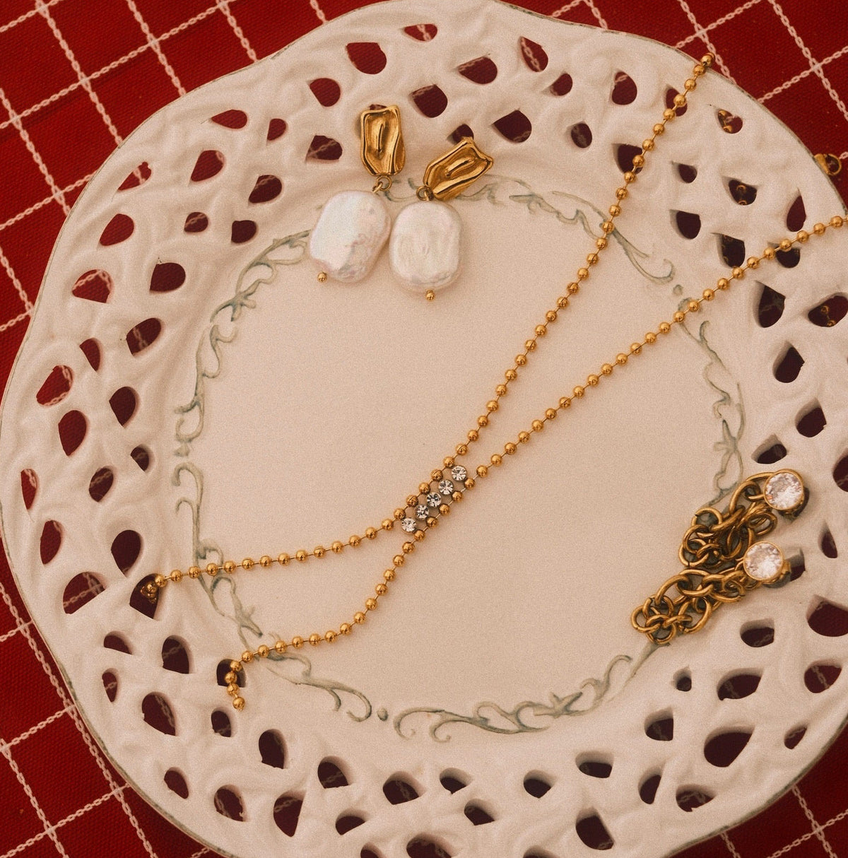 Camille Pearl Drop Earrings
