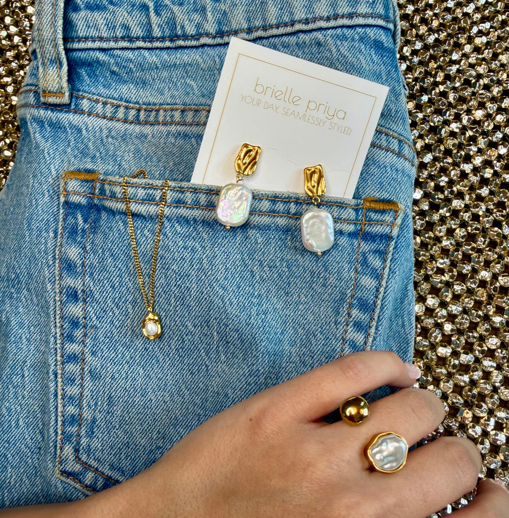 Celeste Pearl Ring