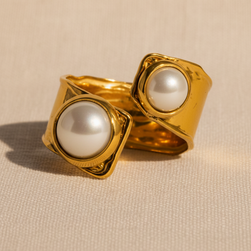 Luna Pearl Ring