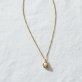 Ivory Pearl Necklace - White Linen