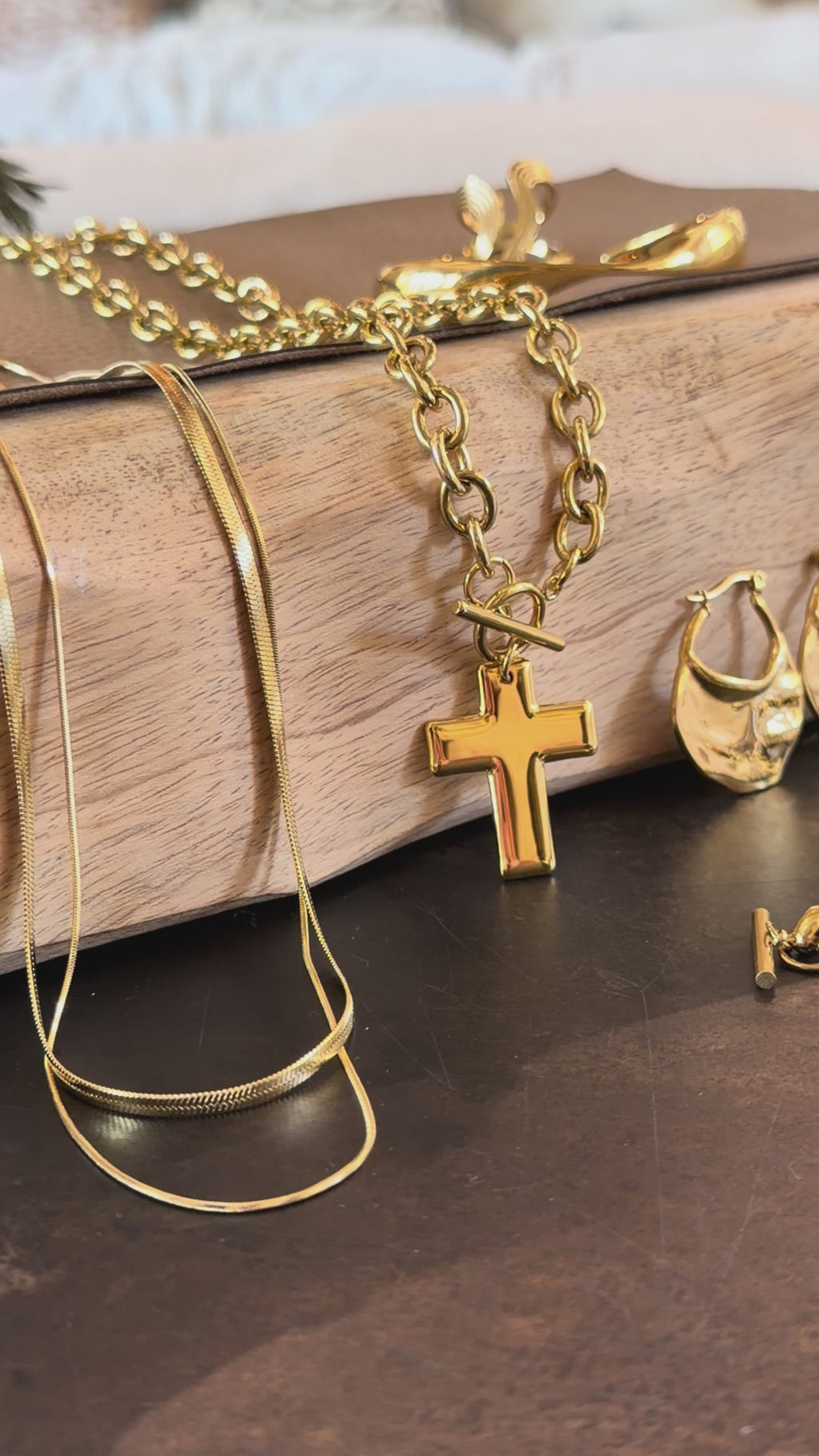 Sutton Layered Snake Necklace