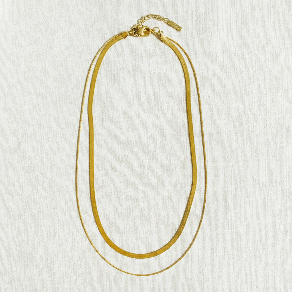 Sutton – White Linen Bright Gold